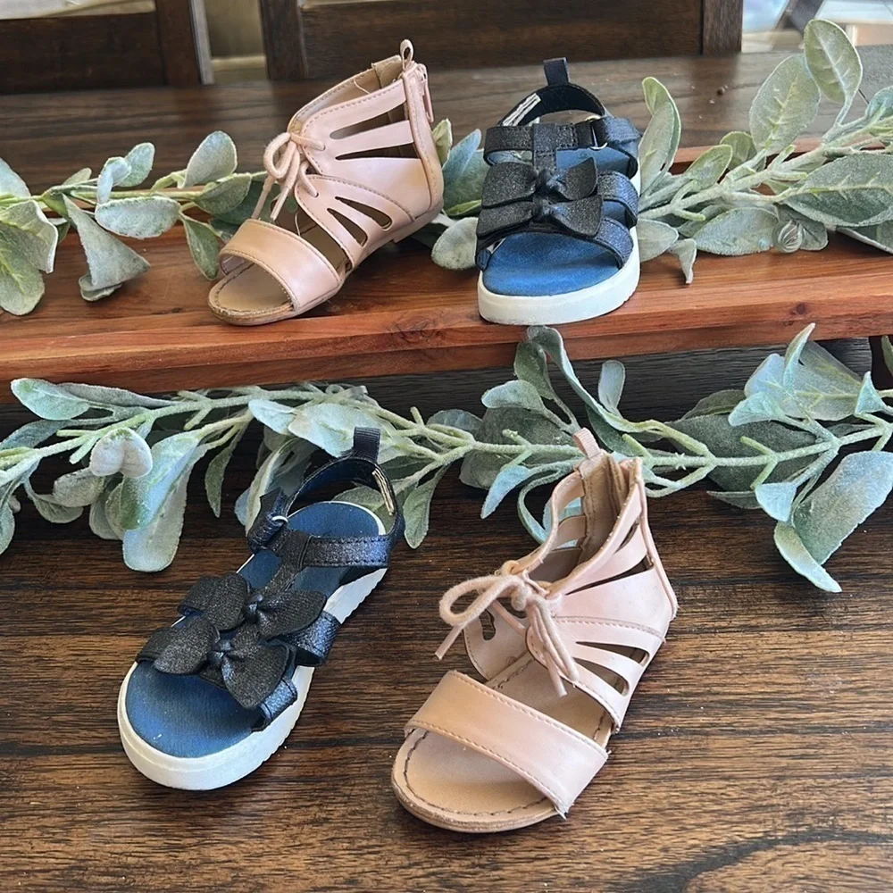 toddler sandals bundle | old navy & carters | size 6c - Picture 2 of 11